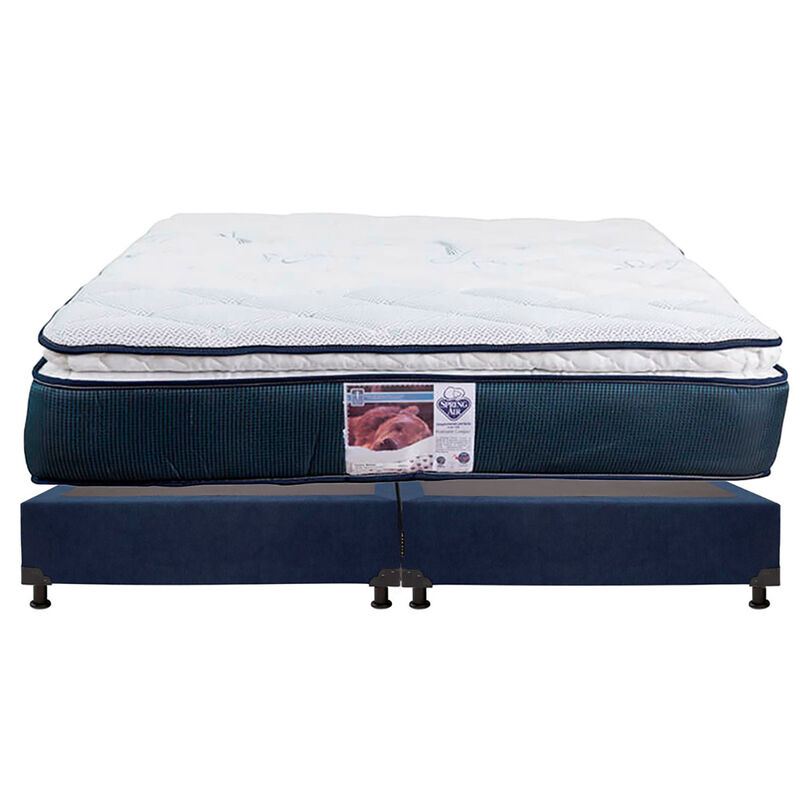 Colchón King Size Spring Air Mónaco+Sábanas Dic... image number null