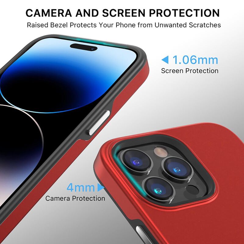 Funda Mybat Fuse Mag Para Iphone 14 Pro - Roja image number null
