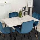 Mesa de Comedor Marble para 4 a 6 Personas 110cm FurnitureR