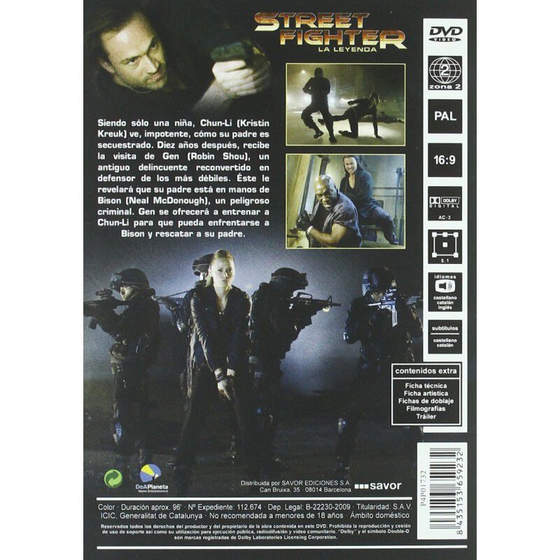 Street Fighter: La Leyenda (dvd) image number null