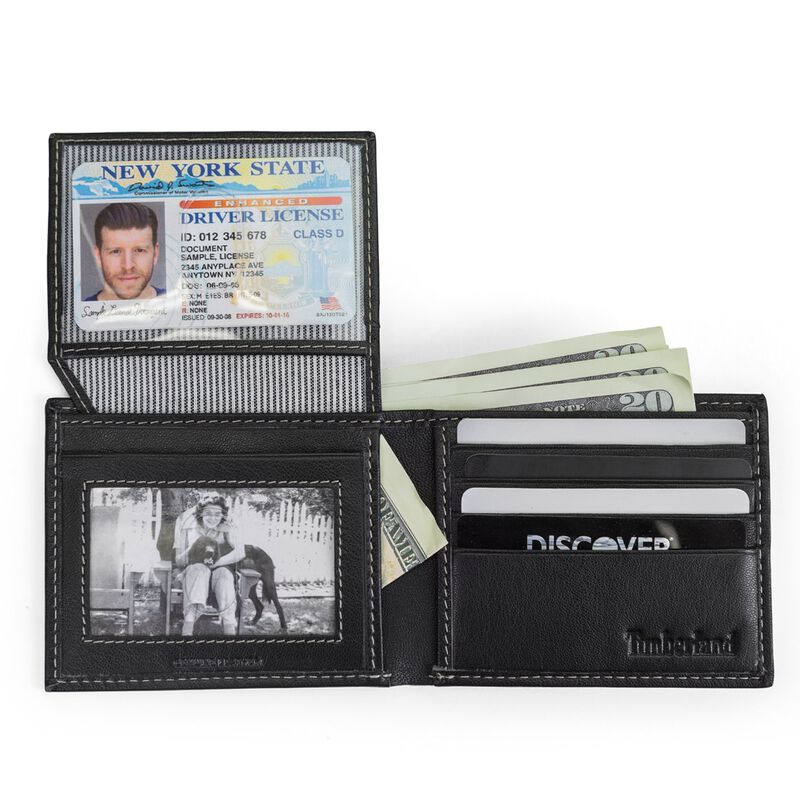 Cartera Timberland Blix De Piel Negra Para Homb... image number null