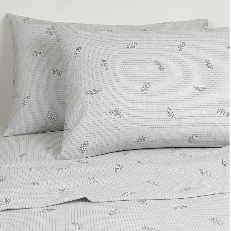 S&aacute;bana Matrimonial Joe Blanco/Gris Kaltex image number null