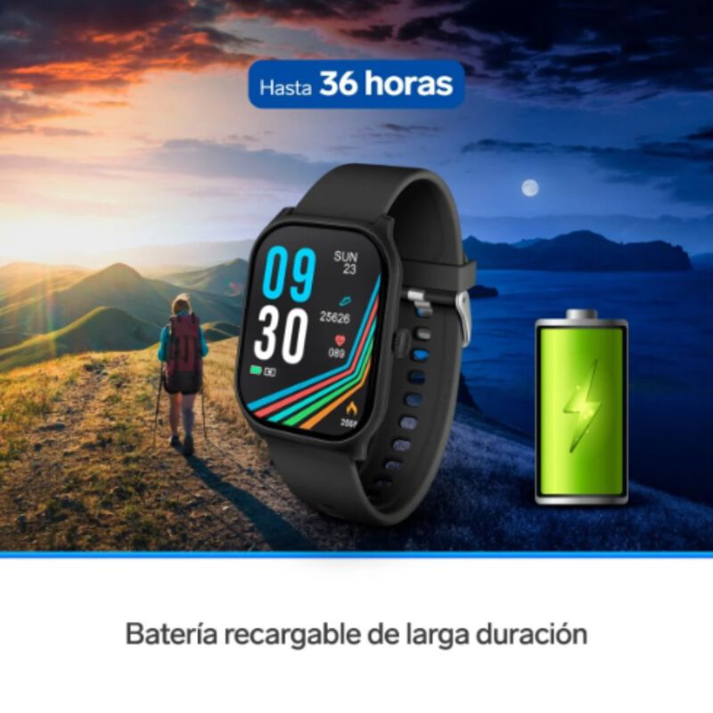 Smart Watch Bluetooth* Touch, 1.7&rdquo;, 24 mm image number null