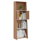 Librero Tanix Miel y Blanco Virtual Muebles