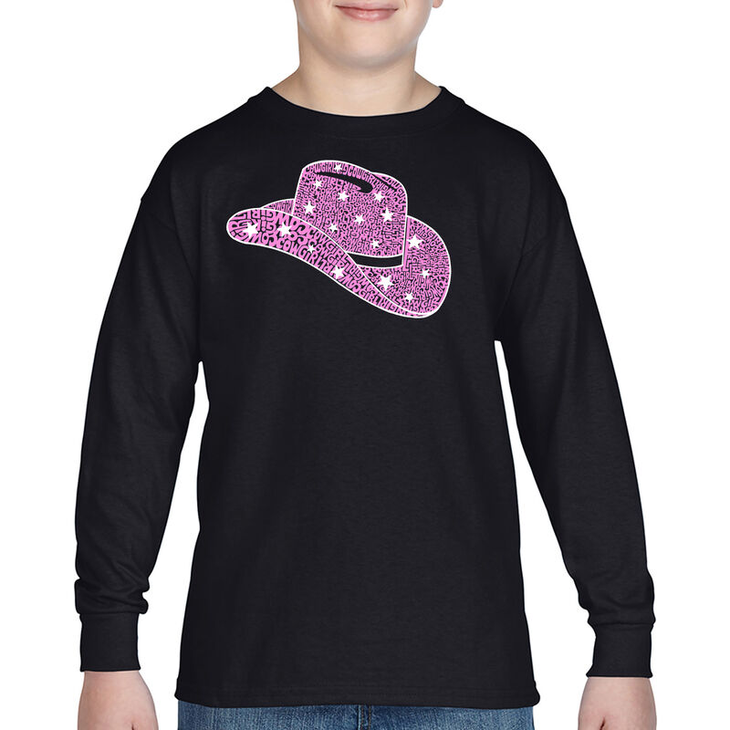 Camiseta De Manga Larga Word Art Para Ni&ntilde;o - So... image number null