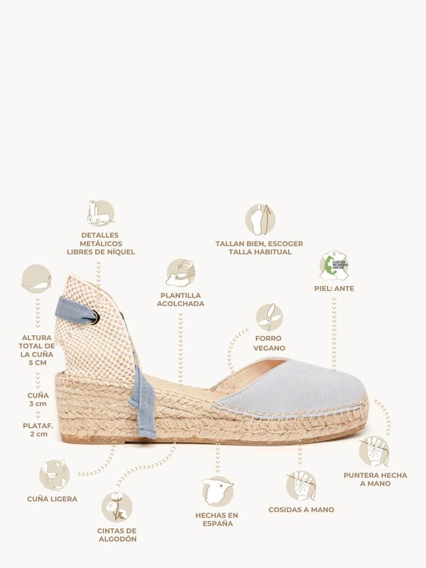 Romero Cu&ntilde;a Baja Ante Azul Claro image number null