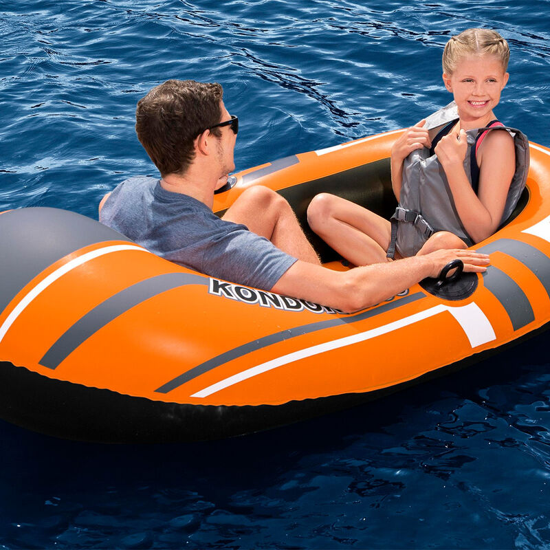 Balsa Inflable con Agarraderas Roja con Negro 1... image number null