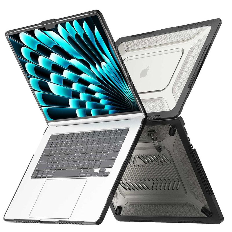 Funda TEKKU HC para MacBook Air 15 Negra A2941A... image number null