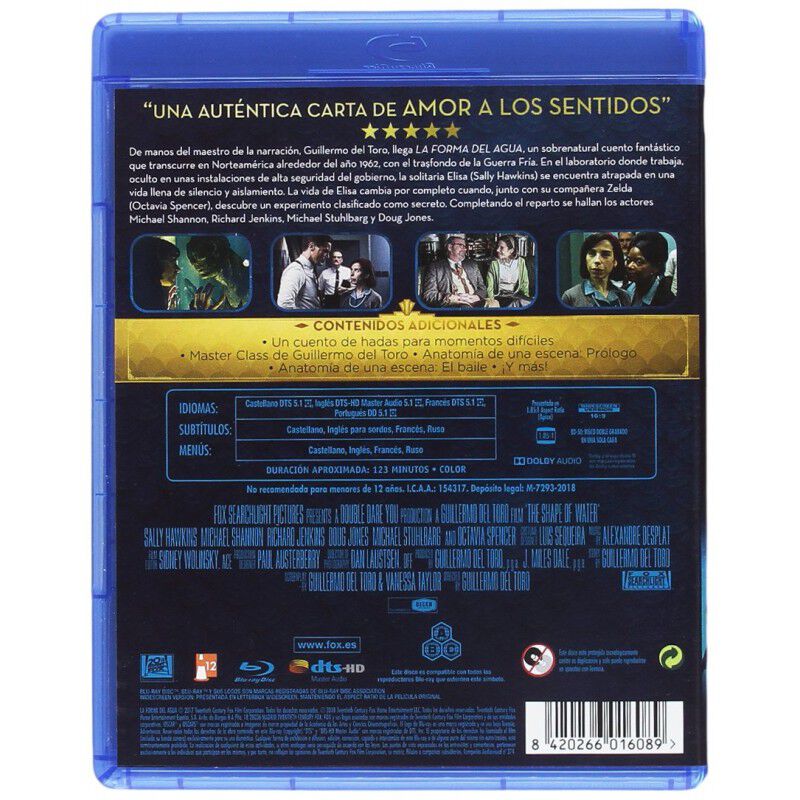 La forma del agua Blu-ray [Blu-ray] image number null
