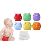 Paquete de 6 Pañales Ecológicos de Tela para Be... Paquete de 6 Pañales Ecológicos de Tela para Bebe Ajustable de 0 a 3 años con 6 Insertos de Microfibra Bluelander