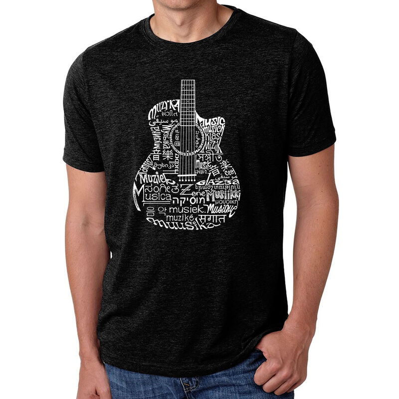 Camiseta Mezcla Premium Word Art Para Hombre - ... image number null