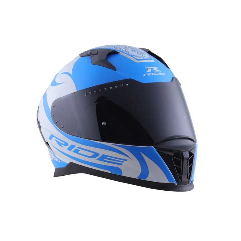 Casco Motociclista Track Sc Triade Azul-gris Xl... image number null