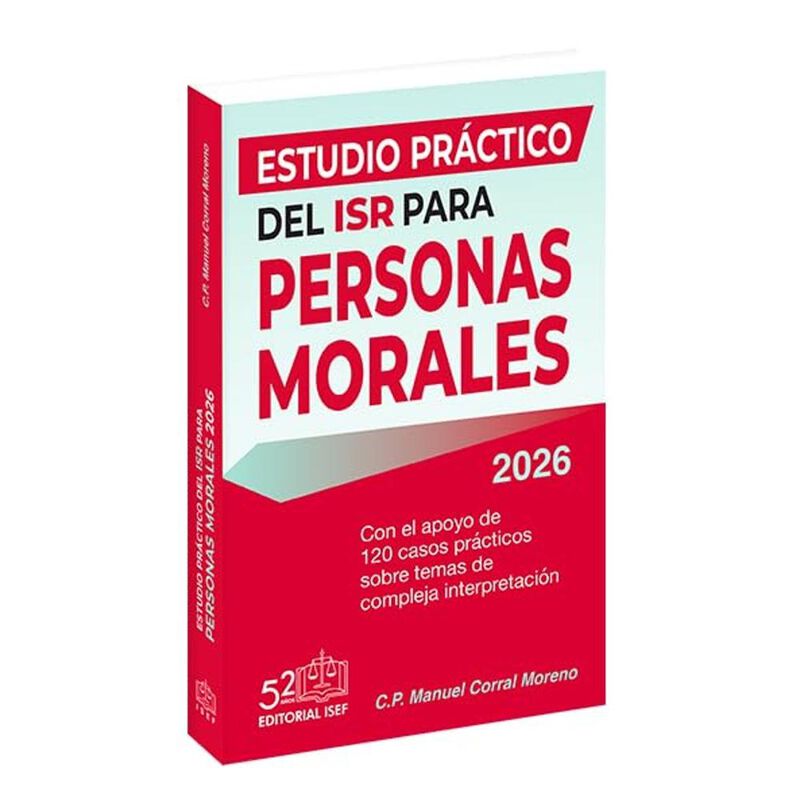 Estudio Pr&aacute;ctico Del Isr Para Personas Morales ... image number null