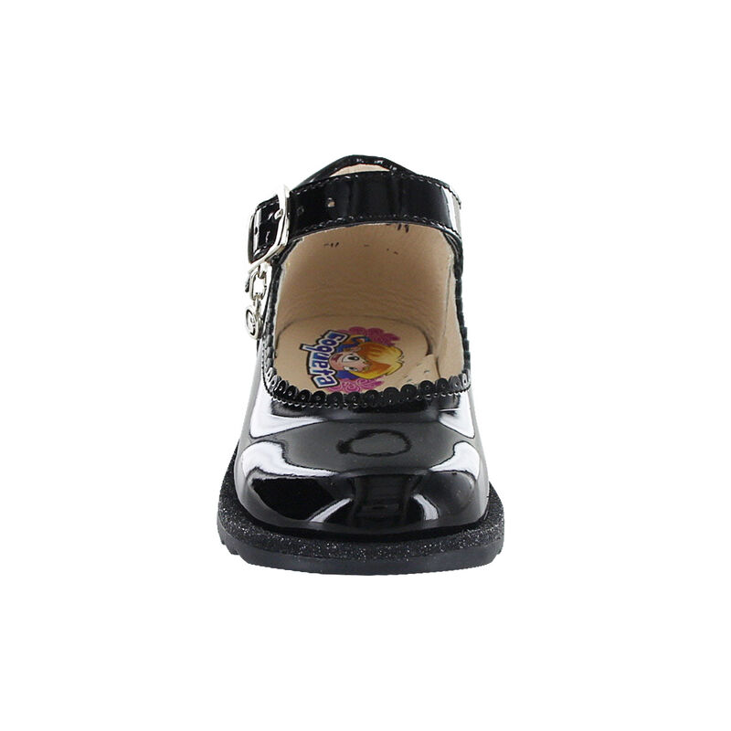 Coqueta Zapato Casual Para Ni&ntilde;a Negro Charol Co... image number null