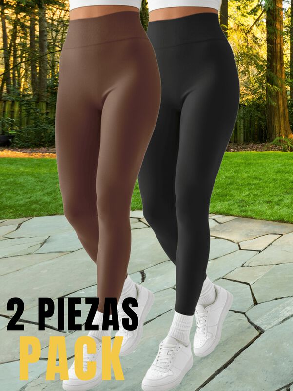Pack de 2 Piezas Leggings térmicos para Mujer P... image number null