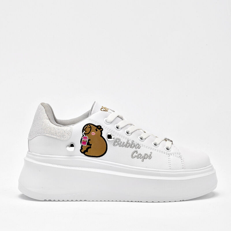 Shadow tenis para mujer blanco plata cod 140815... image number null