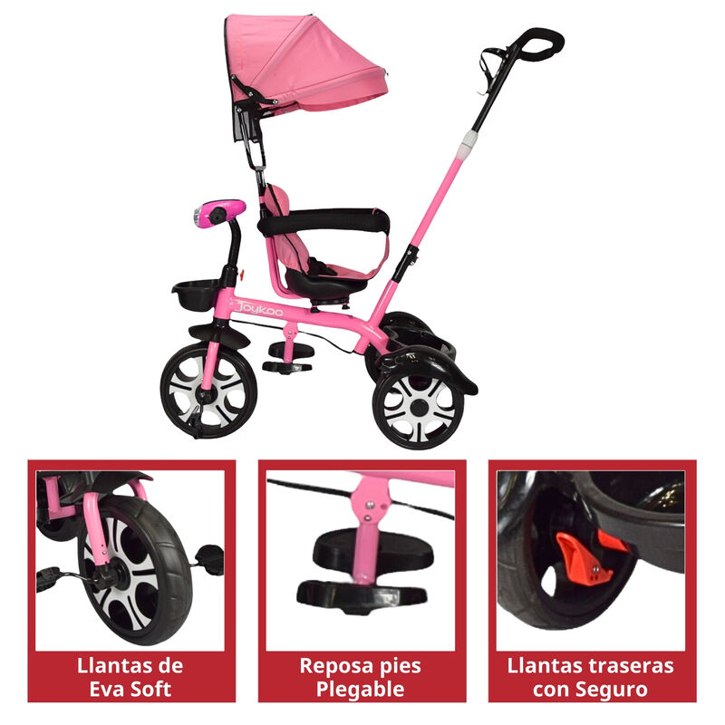 Triciclo para Ni&ntilde;os Evolutivo Asiento Giratorio... image number null