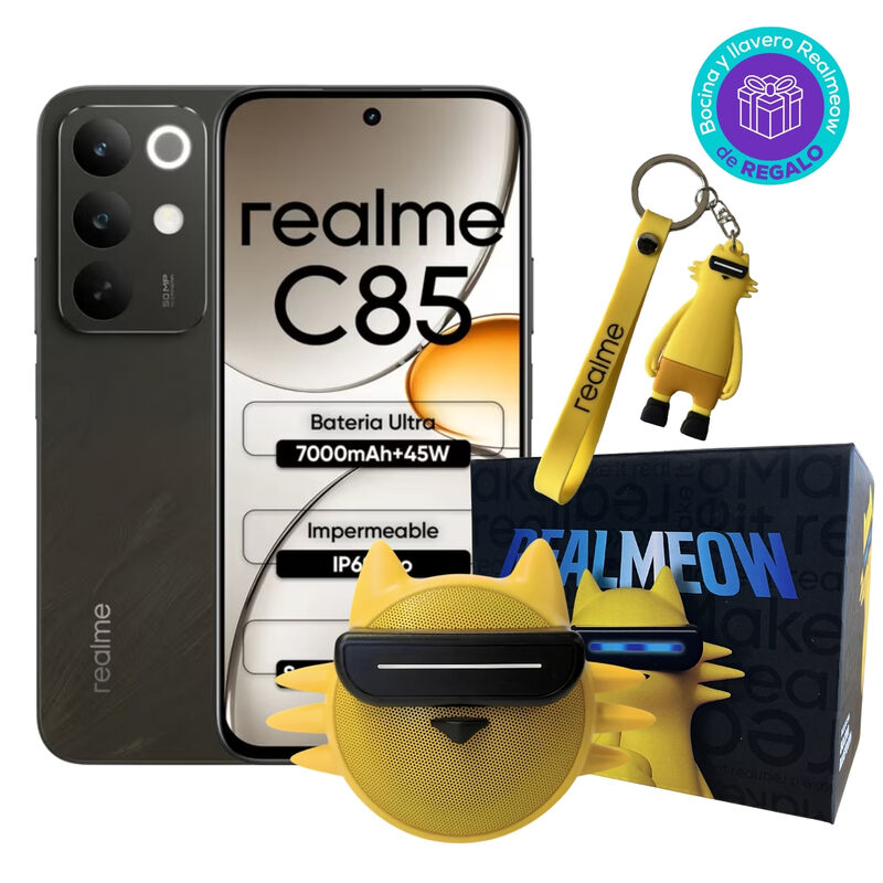 Realme C85 8+256 Gb Negro + Regalo Bocina Y Col... image number null