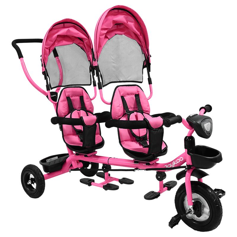 Triciclo Doble para Ni&ntilde;os Asiento Giratorio Gem... image number null