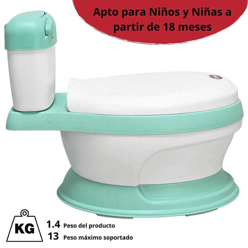 Ba&ntilde;o Entrenador para Ni&ntilde;os Asiento Acolchado An... image number null
