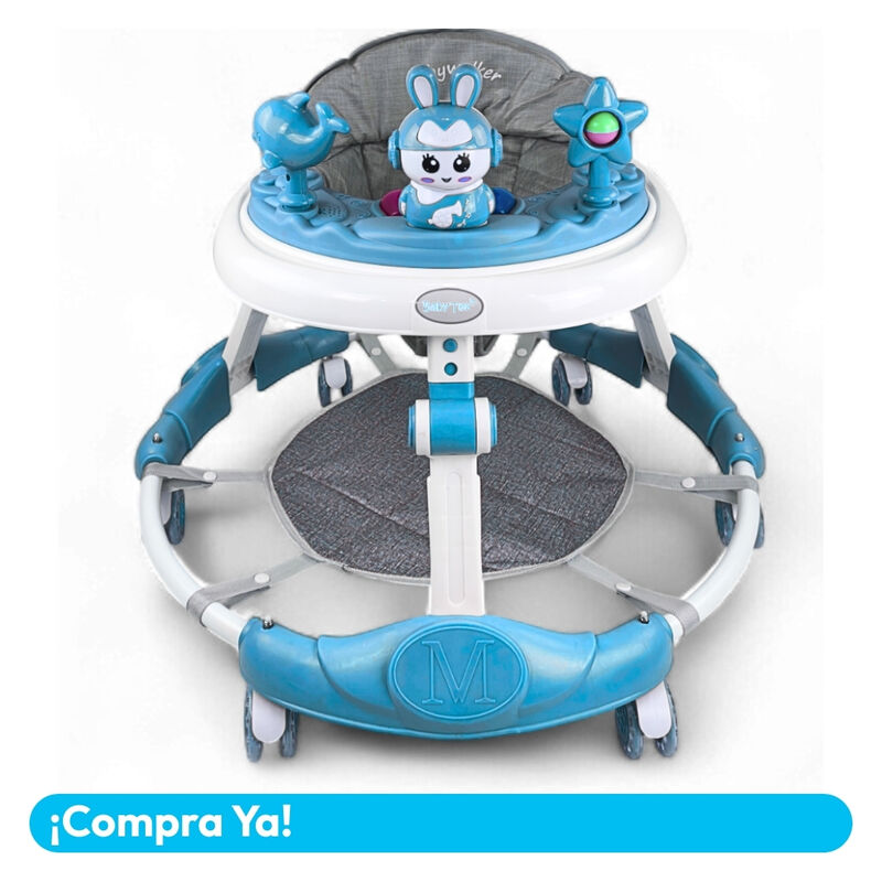 Andadera C/ Tapete Saltar&iacute;n Conejo Musical Mod.... image number null