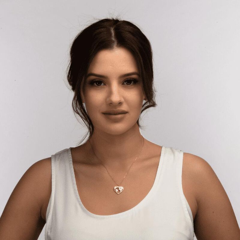 Collar Mujer Coraz&oacute;n Acero Inoxidable, Regalos ... image number null