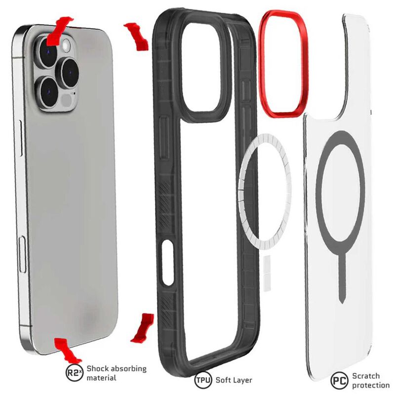 Funda GHOSTEK Covert para iPhone 16 PRO MAX Tra... image number null