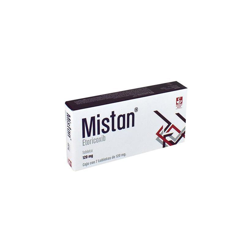 Mistan 120mg caja con 7 tabletas image number null