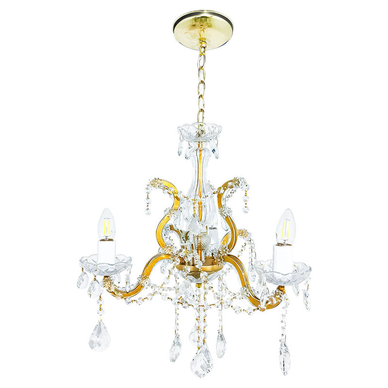 Candil Maria Teresa Dorado 003 Mil Luces image number null