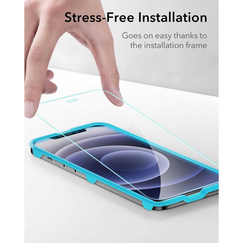 Mica Vidrio Esr Para iPhone 12 Y 12 Pro (2 Piez... image number null