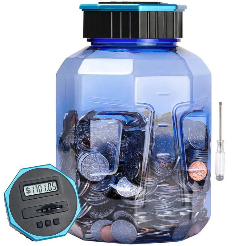 Conteo Digital De Monedas Piggy Bank Vcertcpl X... image number null
