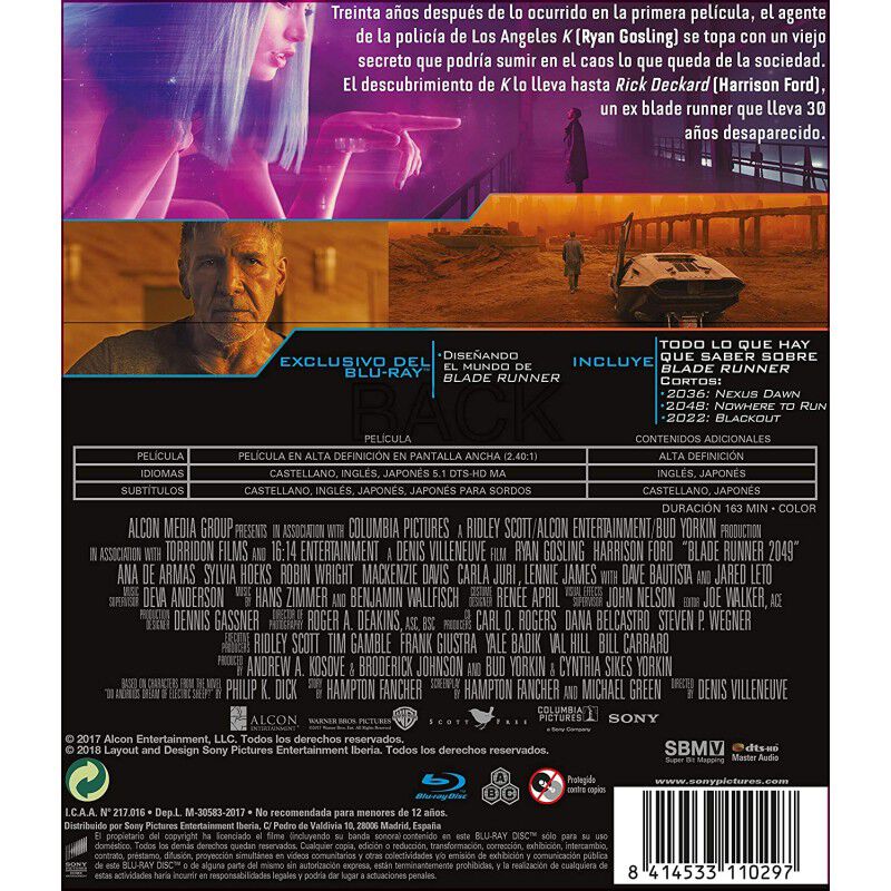 Blade Runner 2049 [blu-ray] (2017) image number null
