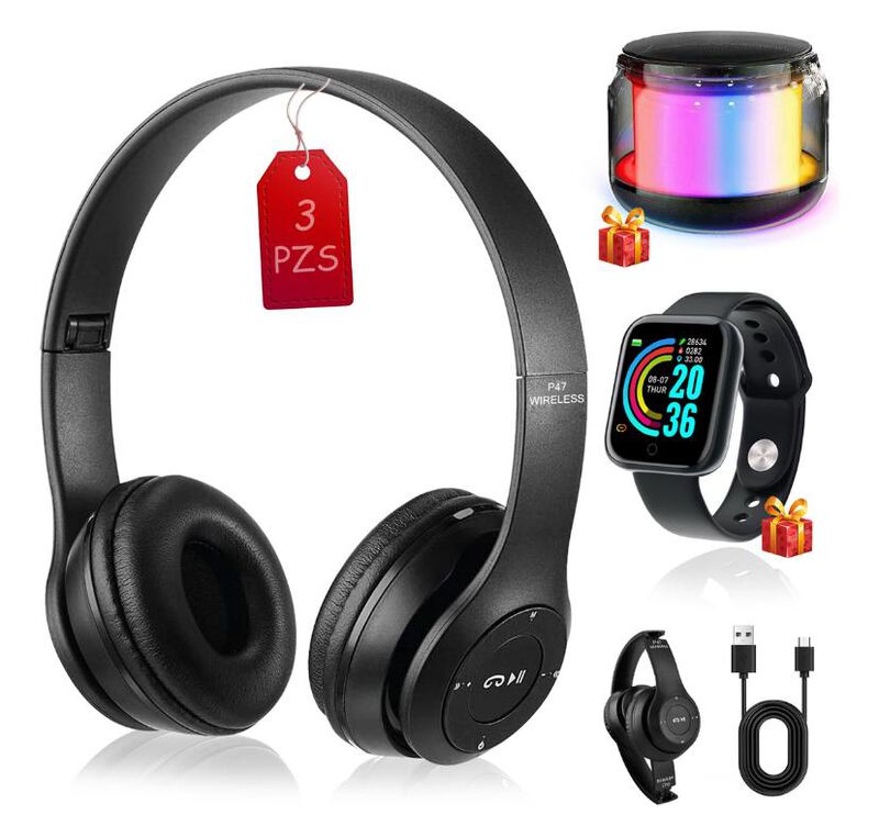 Smart watch y Bocina inalámbrica  y audifonos d... image number null