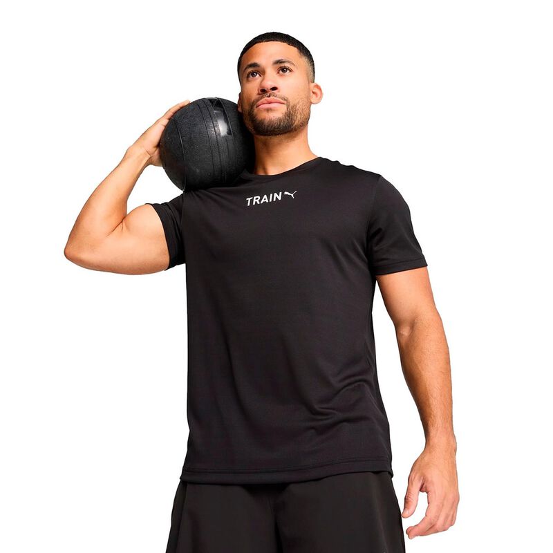Playera Puma Graphics Training Vertical L Para ... image number null