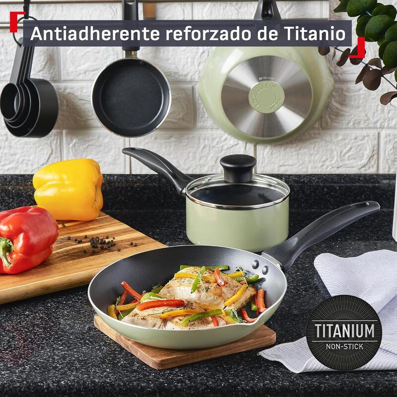 Bater&iacute;a Cocina T-fal Antiadherente 26 Piezas Ve... image number null