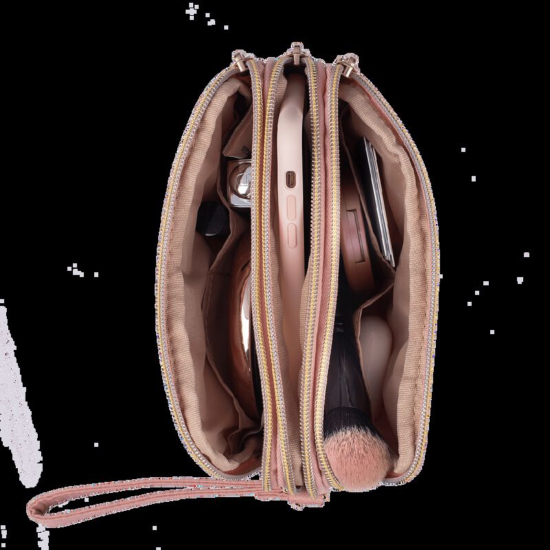 Bolsa Mano Dama, Bolso Celular, Cosmetiquera Ne... image number null