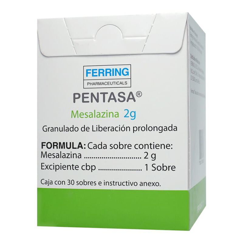 Pentasa 2g Caja con 30 sobres 2g caja con 30 so... image number null