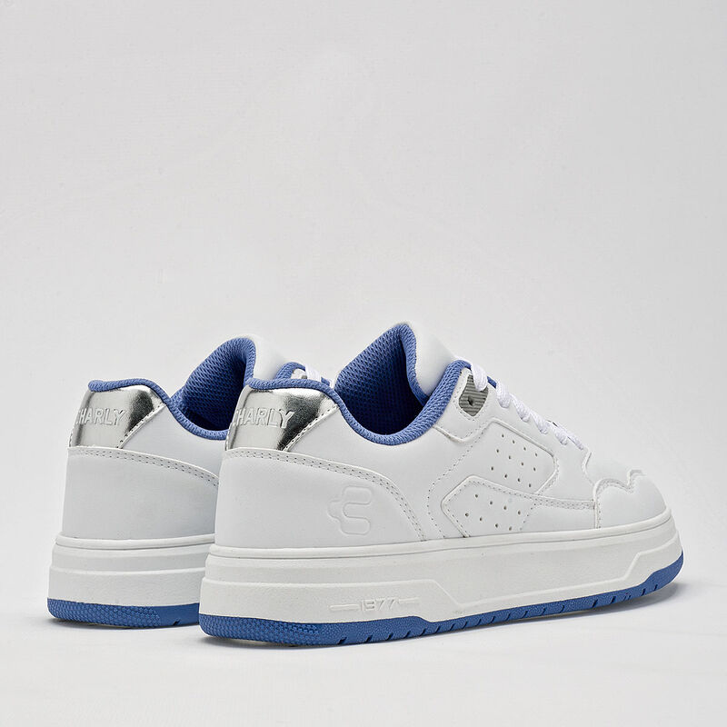 Charly Tenis urbano para mujer blanco plata image number null