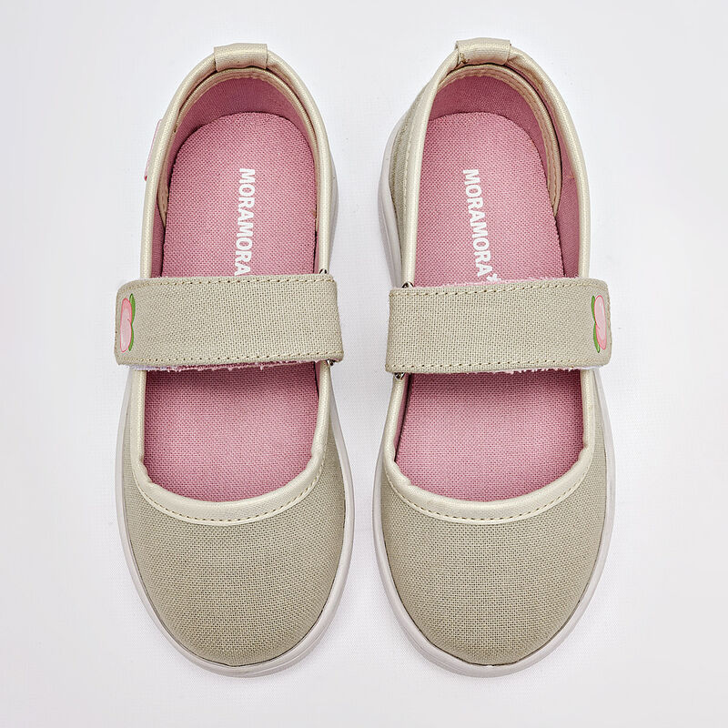 Moramora Tenis Flat Para Beb&eacute; Beige Cod 140857-... image number null
