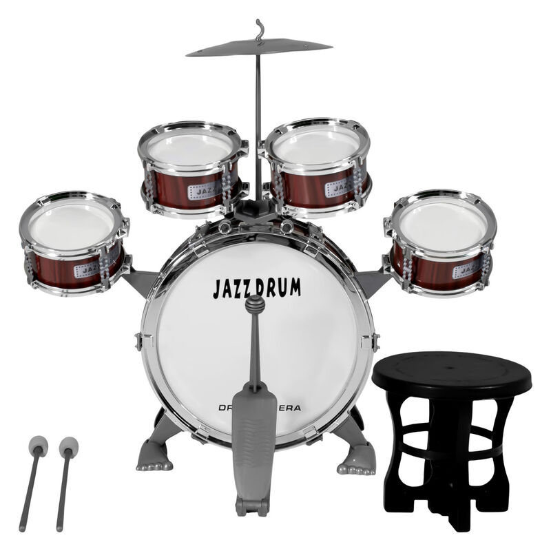 Bateria Musical Infantil Juguete Ni&ntilde;os 7 Piezas... image number null