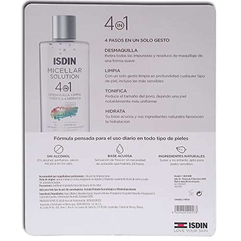 ISDIN Duopack Micellar Solution 4 en 1 Agua Mic... image number null