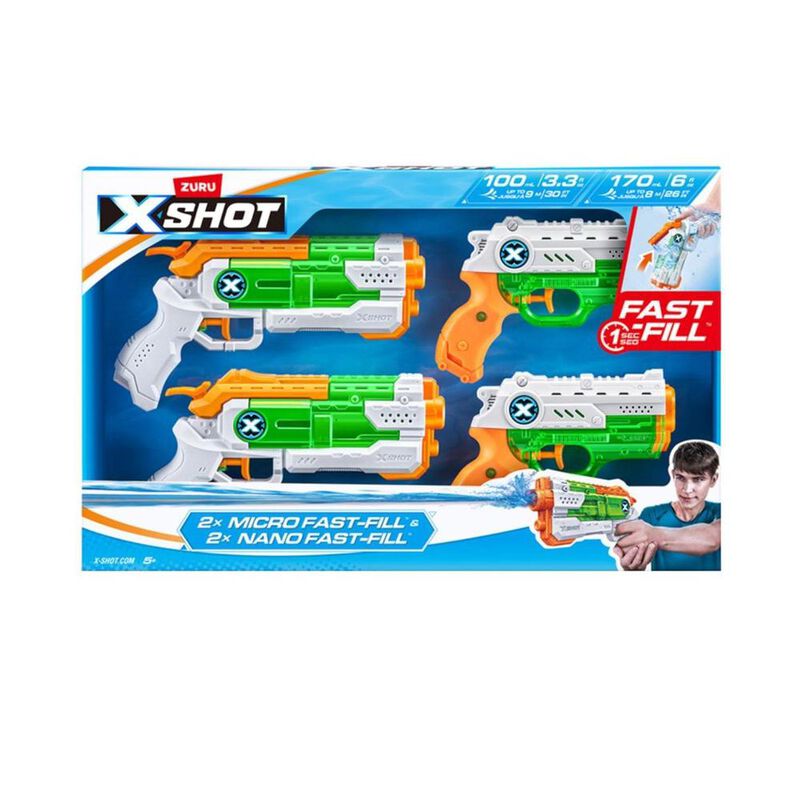 XSHOT Pistola de Agua Fast-Fill Micro & Nano image number null