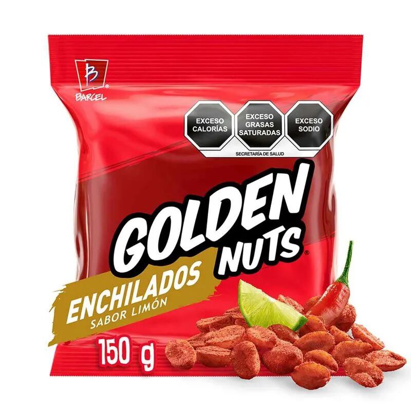 Golden Nuts Cacahuate Enchilado 150 gr image number null