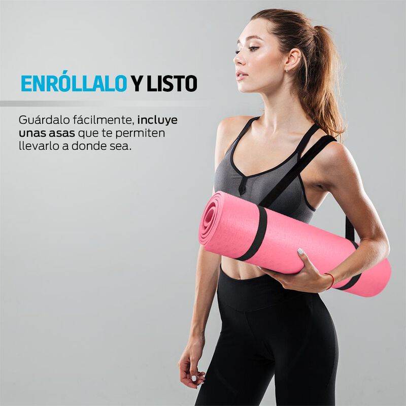 Tapete para Yoga y Pilates  de 9 mm con Correa,... image number null