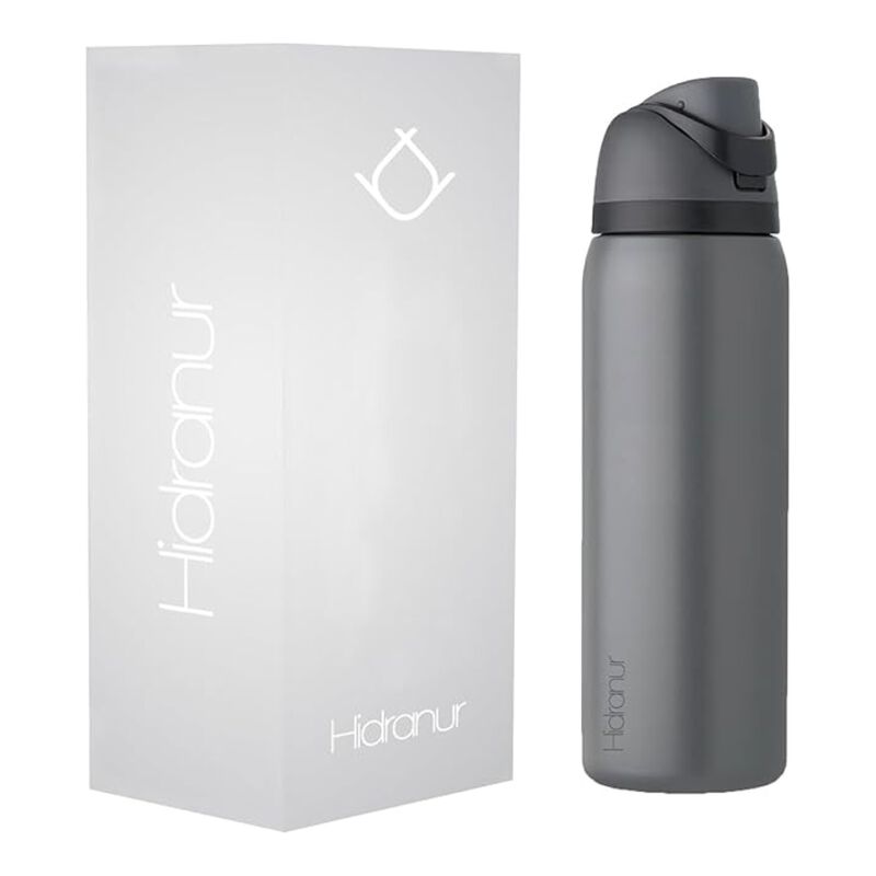 Termo Tipo Owala de Acero Inoxidable 32 Oz  Gri... image number null