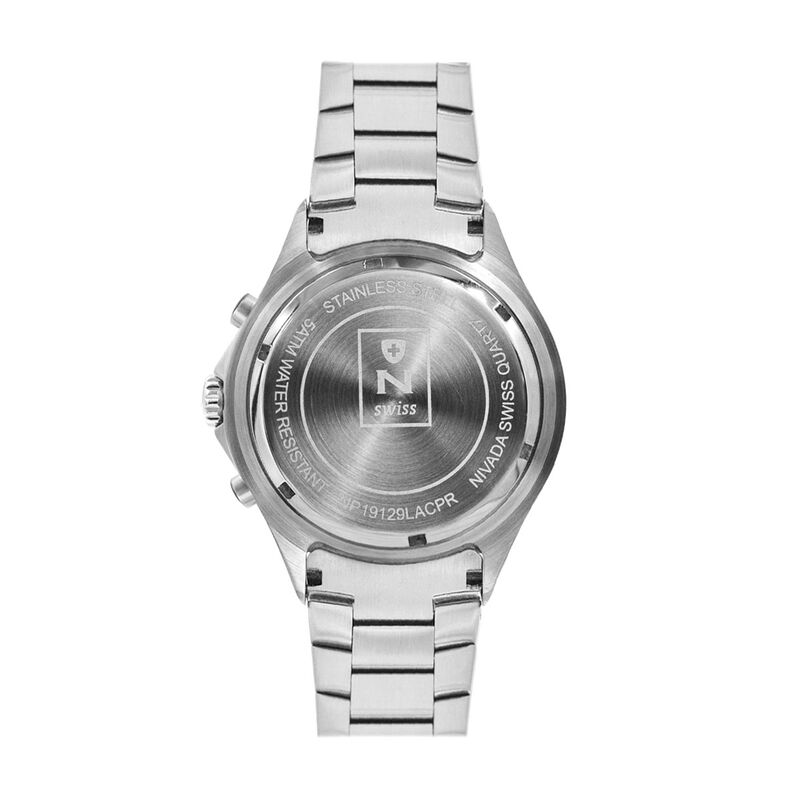 Reloj Nivada Millionaire Dama Acero Plata Roman... image number null