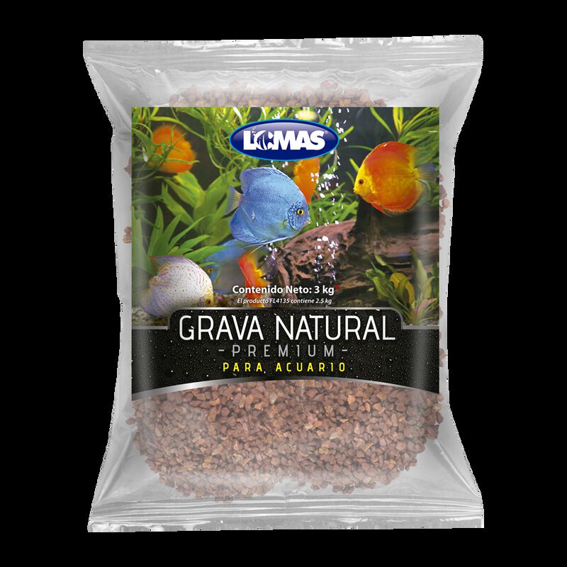 Lomas Grava M&aacute;rmol Rojo Intenso Para Acuario Y/... image number null