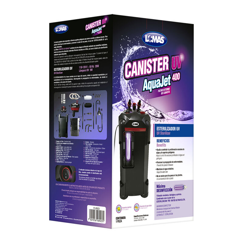 Lomas Filtro Externo Canister Con Luz Uv Aquaje... image number null