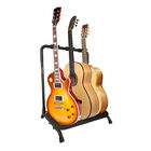 Soporte para 3 Guitarras Plegable GUITALIA Negro