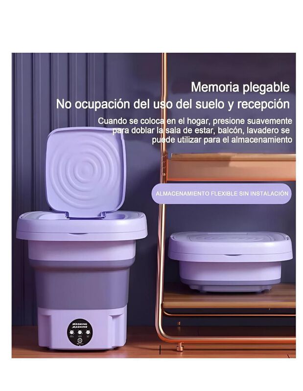 Lavadora Port&aacute;til Casa BIU 8 Kg Semiautom&aacute;tica ... image number null